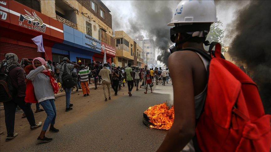 Thousands in Sudan protest against military rule ahead of talks