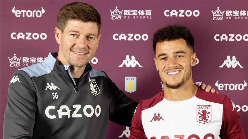 Aston Villa announce Philippe Coutinho signing