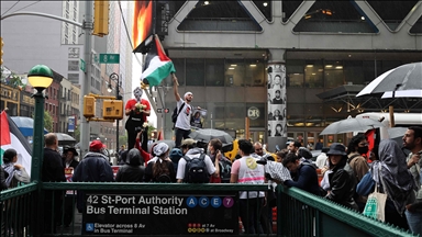 New York, protestë kundër vrasjes së gazetares së Al-Jazeera-s, Abu Akleh