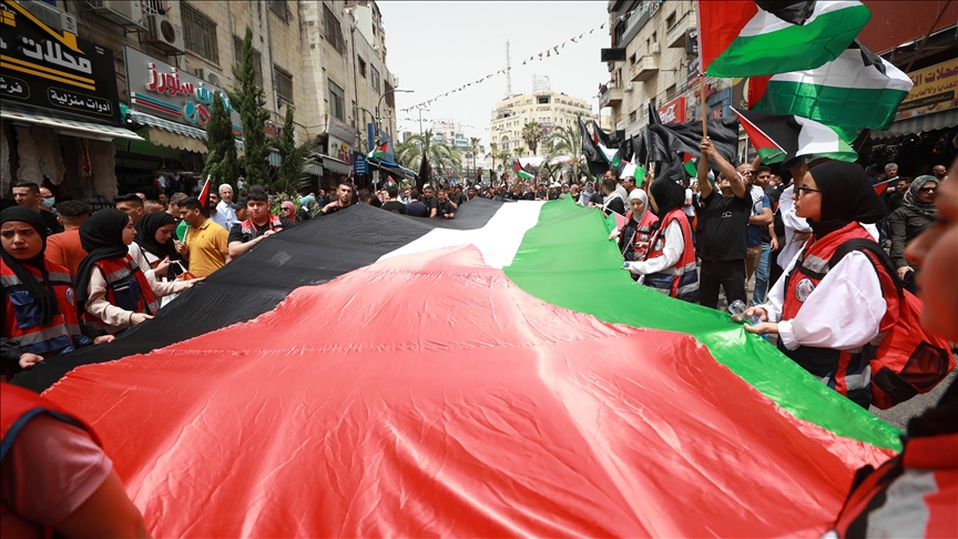 تظاهرات مردم فلسطین به مناسبت «روز نکبت»