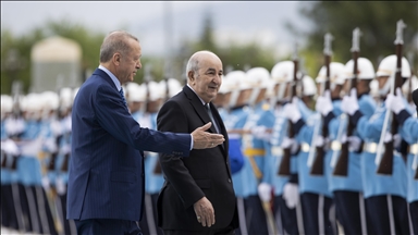 استقبال رسمی اردوغان از همتای الجزایری خود در آنکارا
