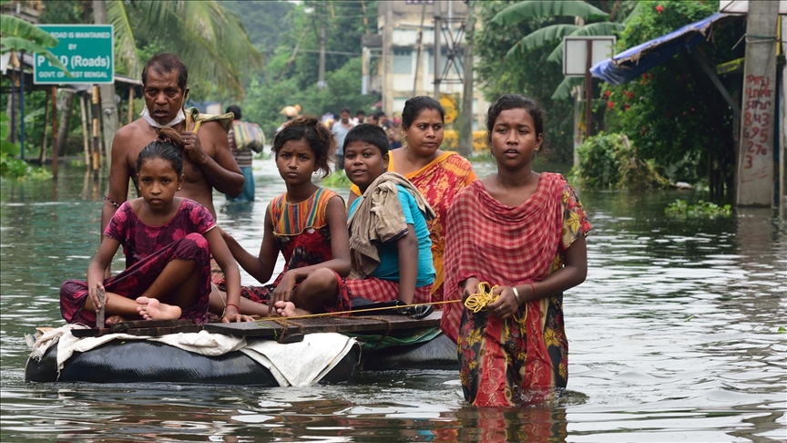 Inde: près d'un demi-million de personnes déplacées suite aux inondations