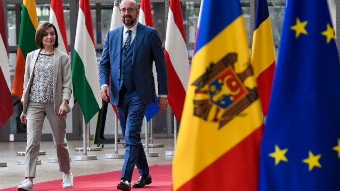 Президент Молдовы встретилась в Брюсселе с главой Евросовета