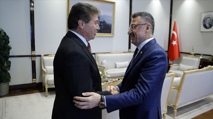 Cumhurbaşkanı Yardımcısı Oktay, KKTC Başbakanı Üstel ile telefonda görüştü 