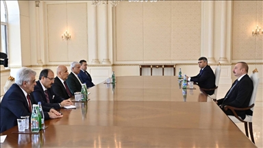 Azerbaycan Cumhurbaşkanı Aliyev, Tarım ve Orman Bakanı Kirişci'yi kabul etti