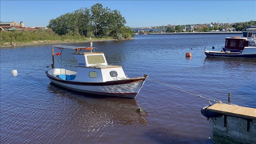 Haliç’te suyun renginin değiştiği gözlendi