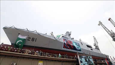 سومین کشتی پروژه میلگم پاکستان «بدر» وارد آب شد