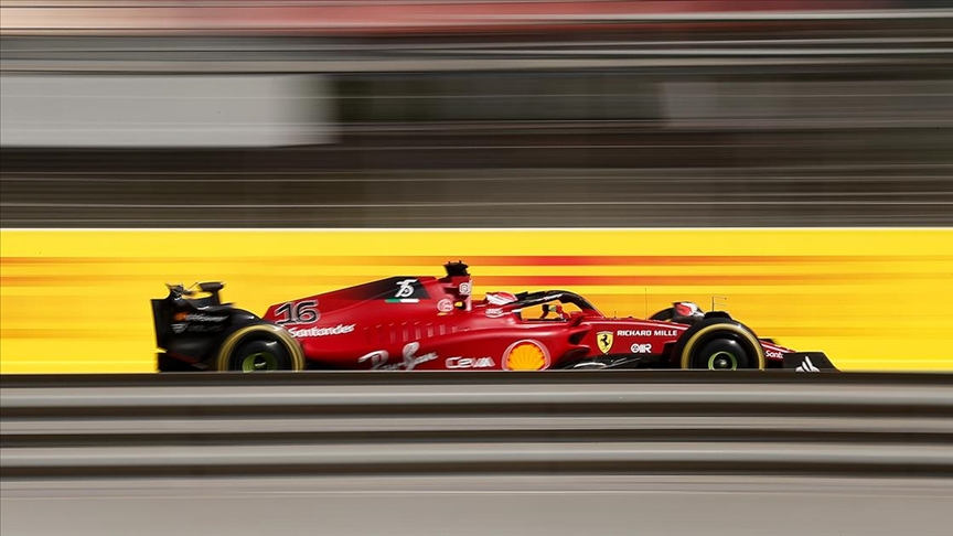 F1 İspanya Grand Prix'sinde 'pole' pozisyonu Lecrerc'in