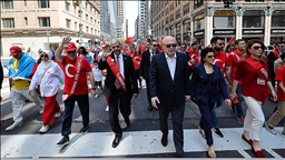 Cumhurbaşkanlığı İletişim Başkanlığı New York'ta 'Türk Günü Yürüyüşü' düzenledi