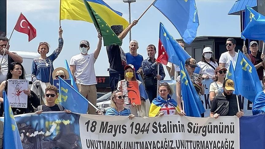 Istanbul : Les Tatars de Crimée commémorent l'anniversaire de leur déportation vers l’Asie centrale