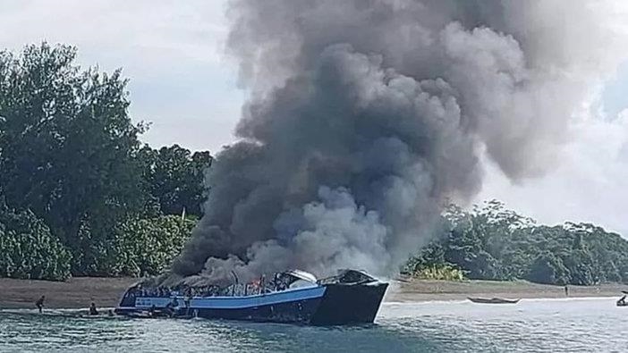 Пожар на пароме на Филиппинах, 7 погибших