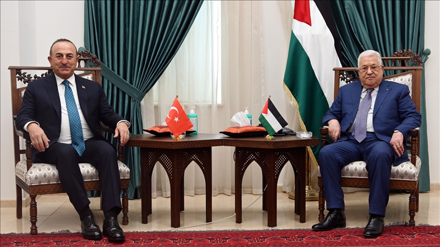 دیدار چاووش‌اوغلو و عباس پیرامون مسئله فلسطین