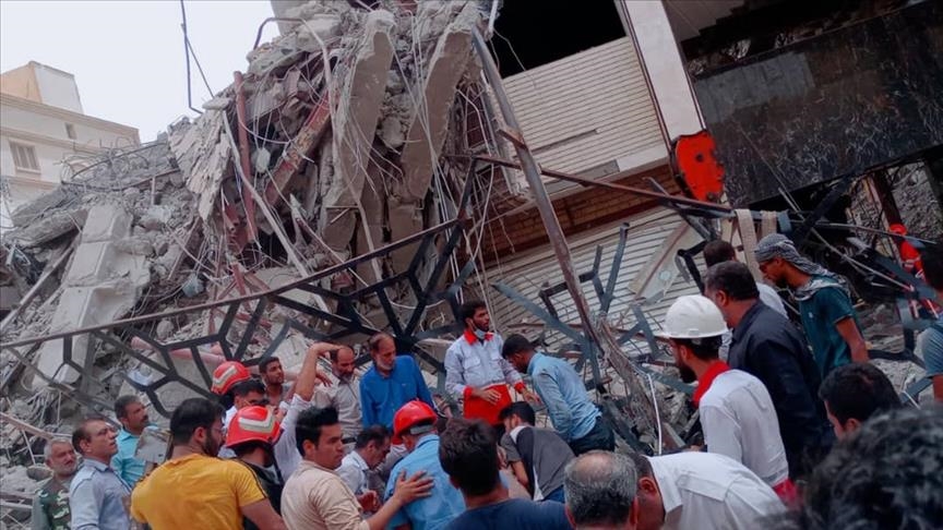 Death toll from building collapse in Iran rises to 11
