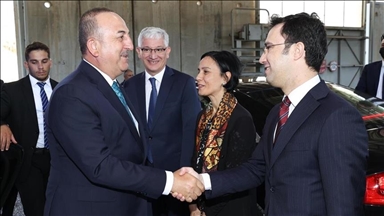 Palestine : Arrivée du ministre turc des Affaires étrangères à Ramallah
