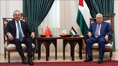 دیدار چاووش‌اوغلو و عباس پیرامون مسئله فلسطین