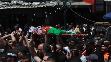 پیکر نوجوان فلسطینی به خاک سپرده شد