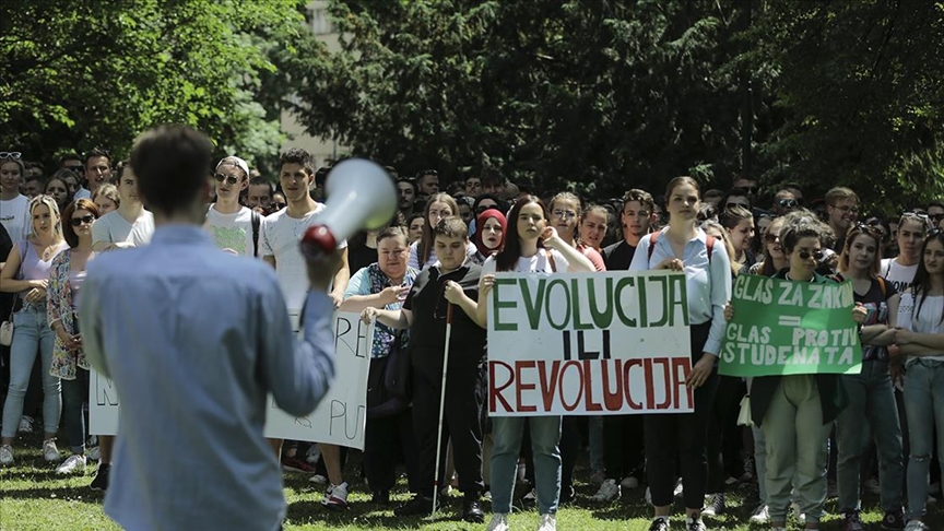 BiH: Održan protest studenata Univerziteta u Sarajevu