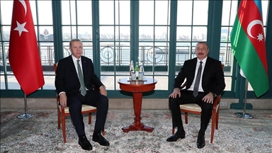 اردوغان و علی‌اف در باکو دیدار کردند