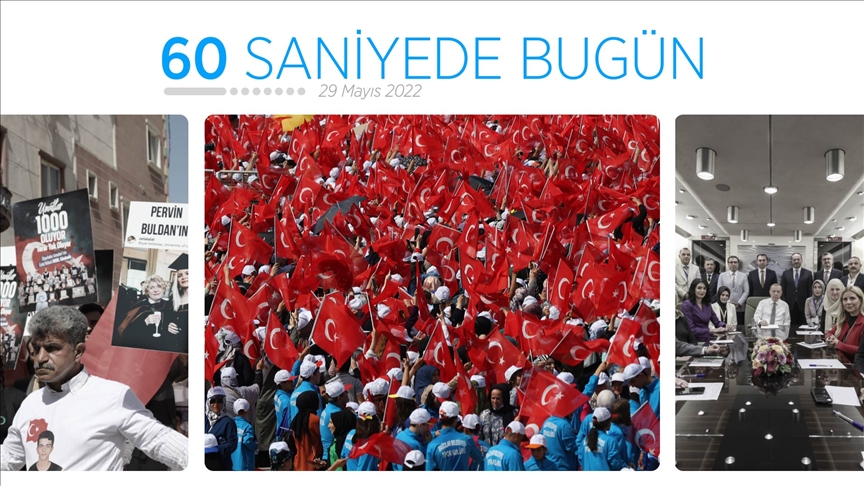 60 saniyede bugün (29 Mayıs 2022)