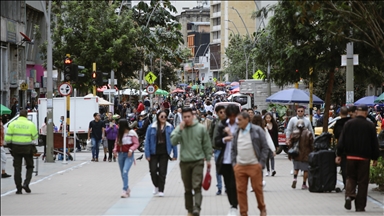 Kolumbija: Turisti na ulicama u Bogoti