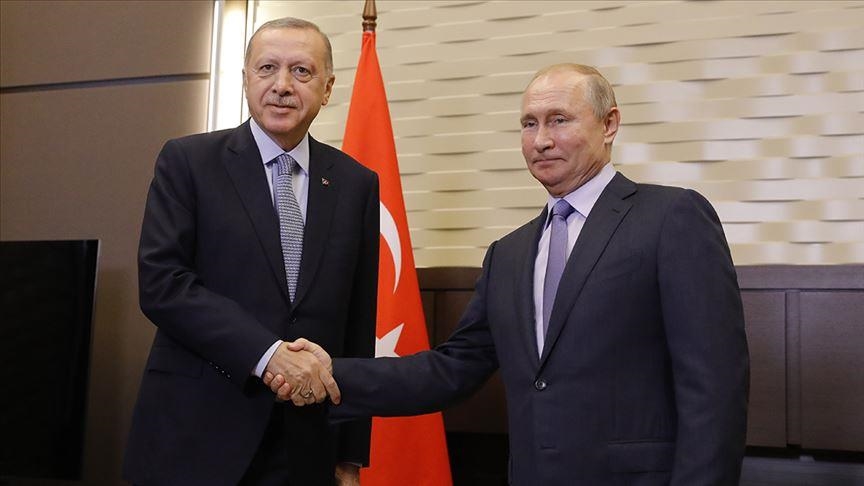 Эрдоган и Путин обсудили войну в Украине и борьбу с террористами в Сирии