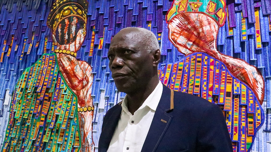 Malili sanatçı Sahel'deki terör sorununa 'estetik şekilde' dikkati çekiyor