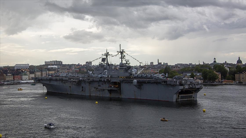 Baltık Denizi'nde NATO tatbikatına katılacak gemiler Stockholm'de