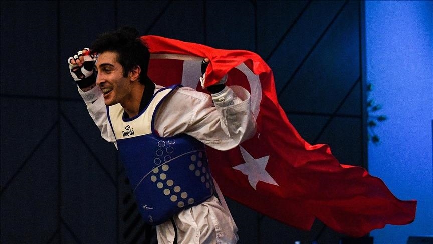 Turkish athlete Recber wins gold at World Taekwondo Grand Prix