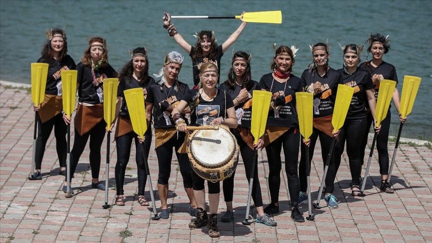 Eskişehir'in 'Amazon' kadınları, dragon festivaline hazırlanıyor