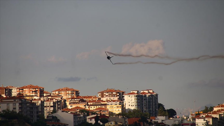 SOLOTÜRK Tekirdağ'da prova uçuşu yaptı