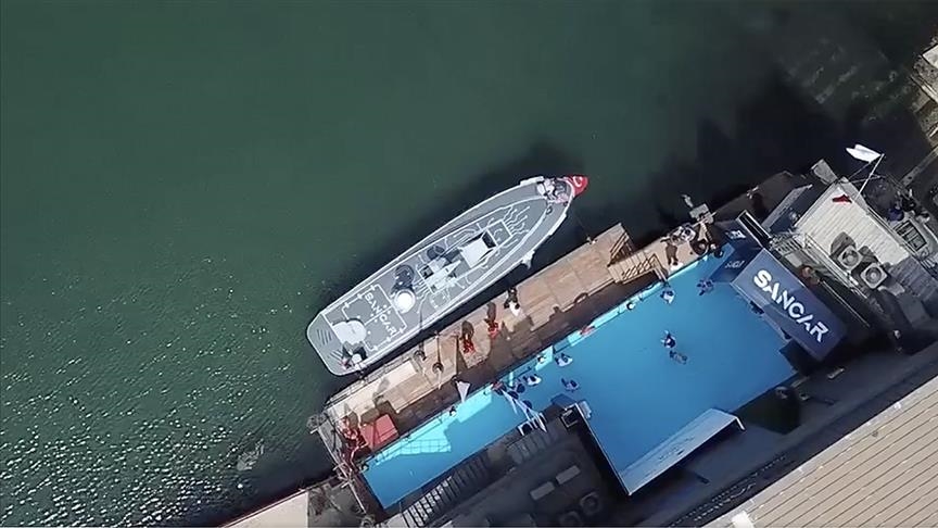 В Турции спущен на воду беспилотный военный катер SANCAR