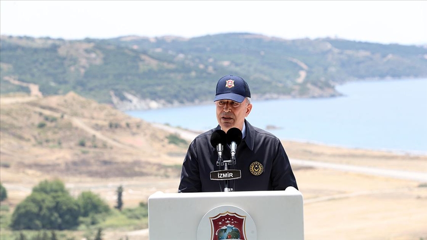 Milli Savunma Bakanı Akar: 200 yılda 3 kat büyüyen Yunanistan, Türkiye'yi utanmadan yayılmacılıkla suçlamaktadır