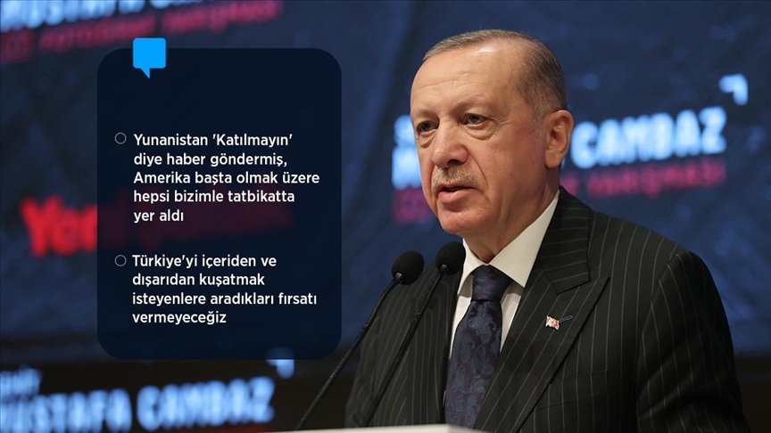 Cumhurbaşkanı Erdoğan: Herkes bu milletin ne olduğunu Efes 2022 Tatbikatı'nda gördüğü gibi bundan sonra da görecek