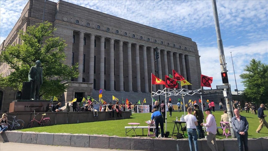 Terror group YPG/PKK supporters hold demonstrations in Finland, Sweden