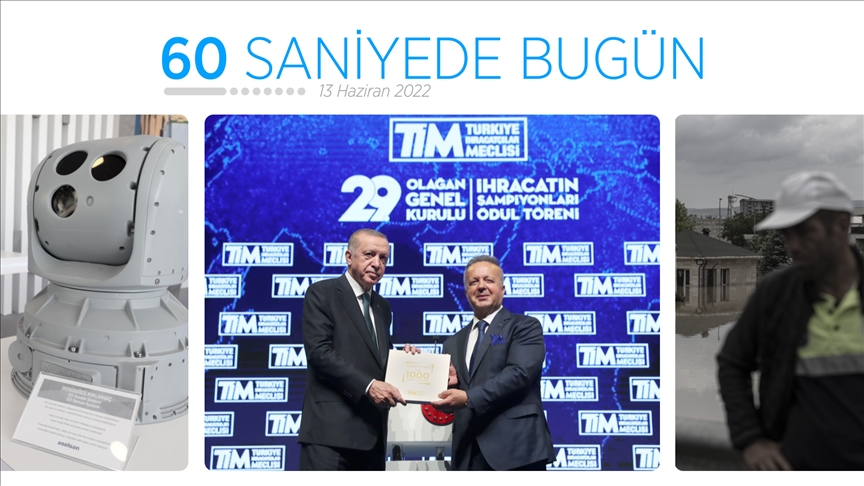 60 saniyede bugün (13 Haziran 2022)