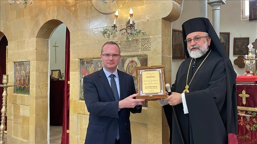 Liban : La TIKA renouvelle certaines sections d'une église orthodoxe