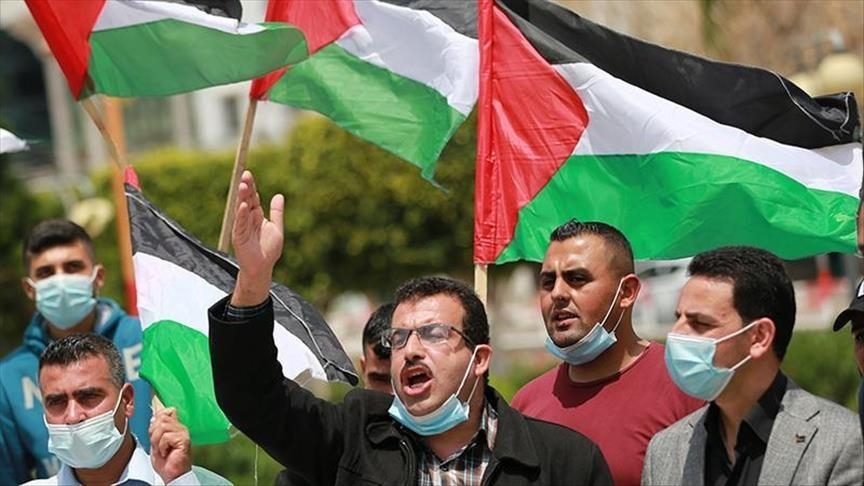 Warga Palestina gelar protes soal blokade Israel di Gaza