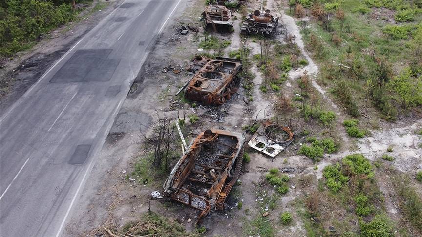 Ukrayna’ya ait 204 uçak, 131 helikopter, 3 bin 569 tank ve zırhlı yok edildi