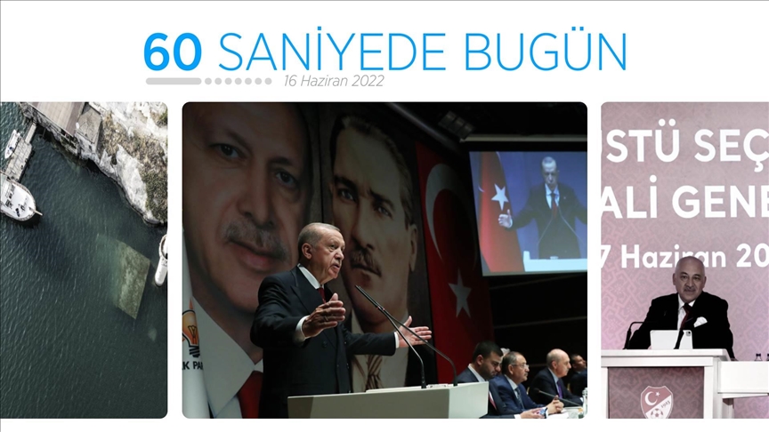 60 saniyede bugün (16 Haziran 2022)