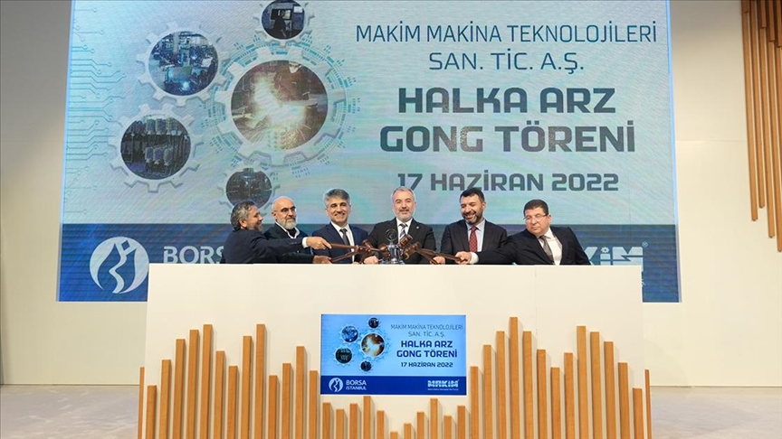 Borsa İstanbul'da gong Makim Makina için çaldı