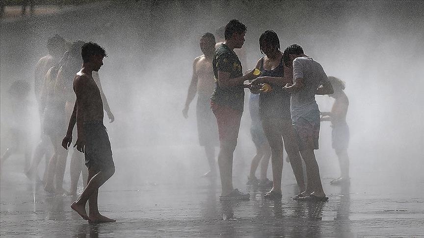 یەکەم شەپۆلی گەرمای هاوین لە رۆژئاوای ئەورووپا ژمارەی پێوانەیی تۆمار کرد