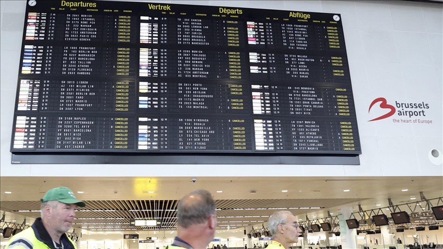 All departing flights canceled at Brussels Airport due to strike