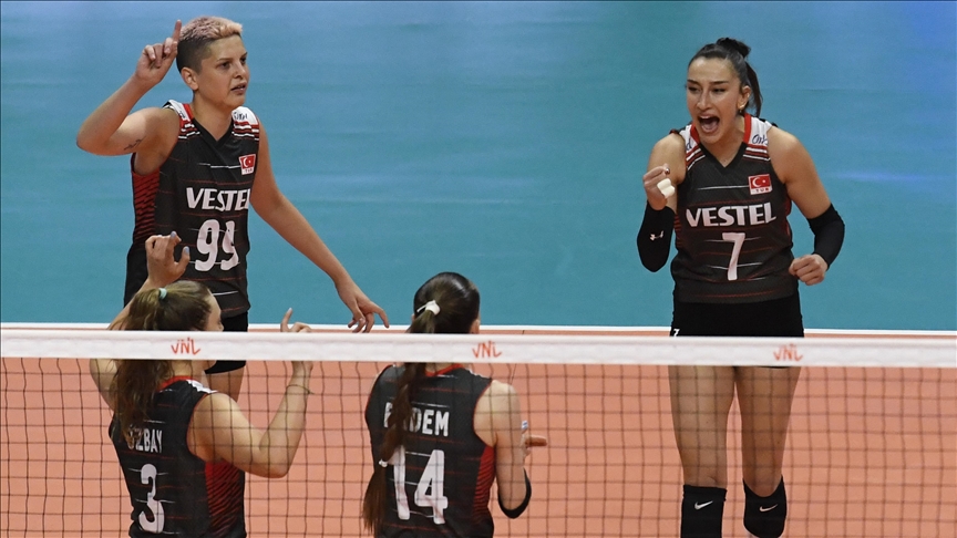 Türkiye beat South Korea 3-1 in 2022 Volleyball Women's Nations League