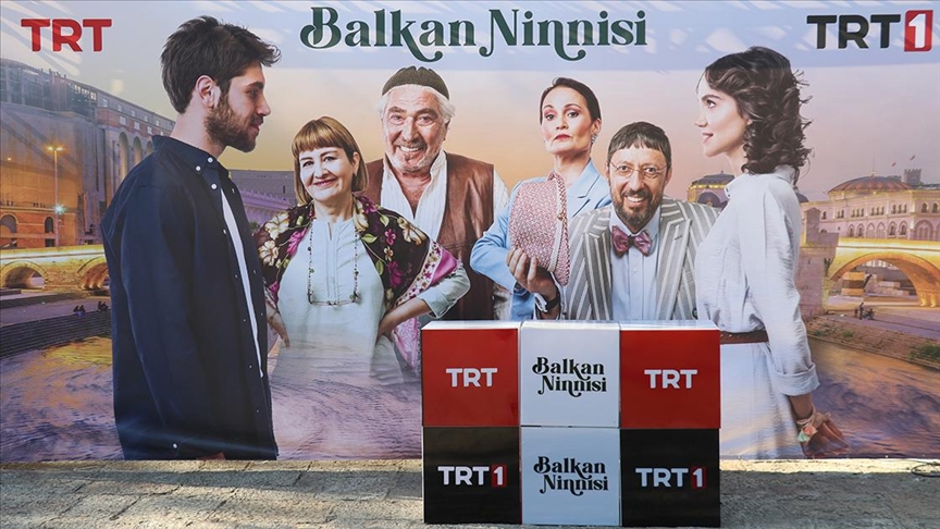 TRT 1’in yeni dizisi 'Balkan Ninnisi'nin galası Üsküp’te yapıldı