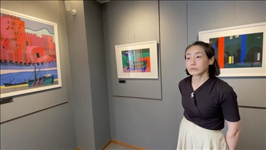 Japon tasarımcı, Türkiye'yi Anadolu'yu resmeden seyyah amcasının eserleriyle yad ediyor