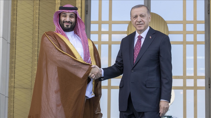Turkish president welcomes Saudi crown prince with official ceremony