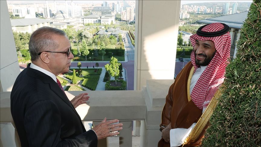 الرئيس أردوغان يقيم مأدبة عشاء على شرف الأمير محمد بن سلمان