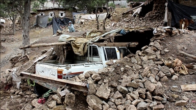 Anadolu Agency footage show earthquake-hit regions in Afghanistan