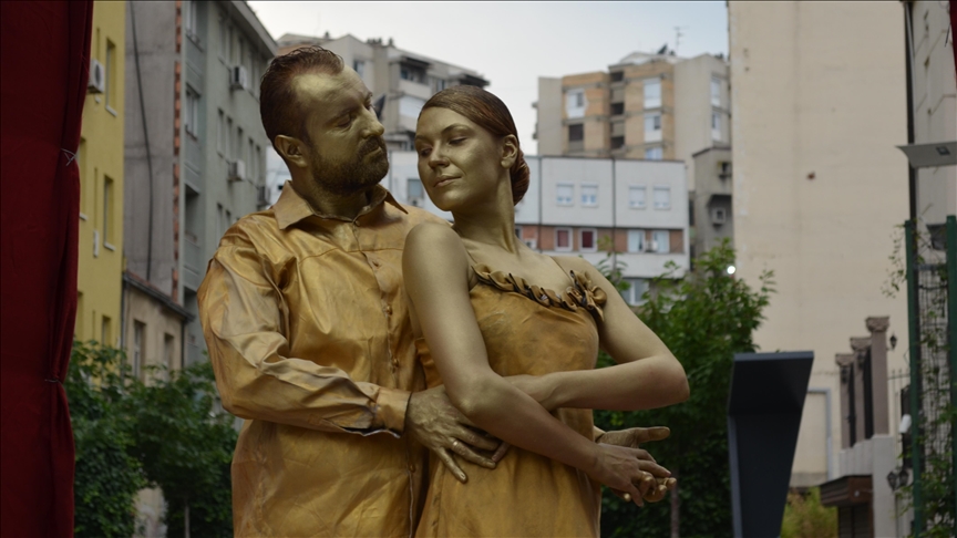 Në Shkup fillon “Statuafest”, festivali i statujave të gjalla