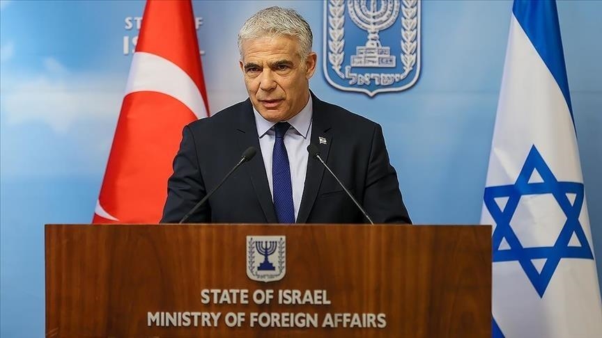 Le ministre israélien des Affaires étrangères, Yaïr Lapid, est arrivé à Ankara